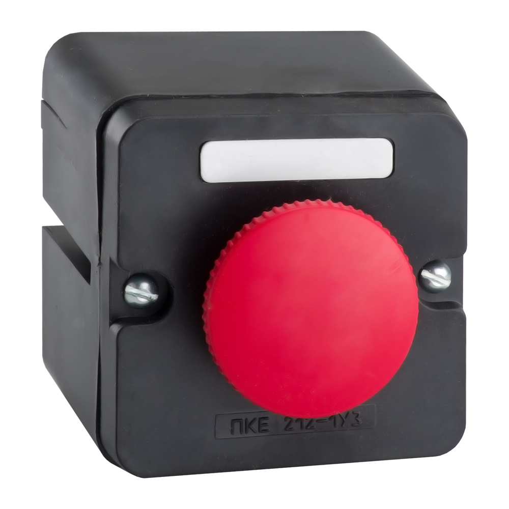 КЭАЗ Пост кнопочный ПКЕ 222-1-У2-IP54 (красный гриб)