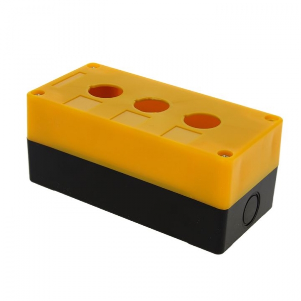 EKF PROxima Корпус КП103 пластиковый 3 кнопки желтый