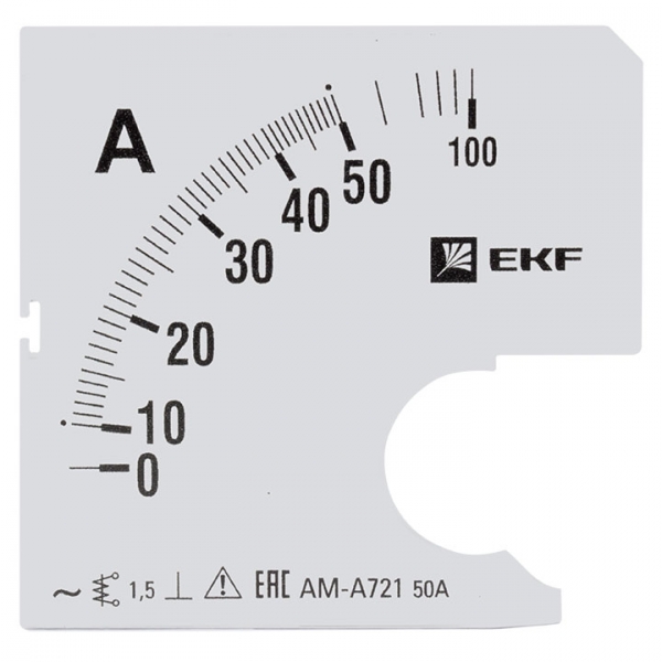 EKF PROxima Шкала сменная для A721 50/5А-1,5