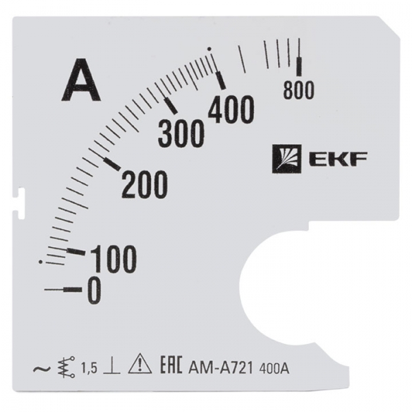 EKF PROxima Шкала сменная для A721 400/5А-1,5