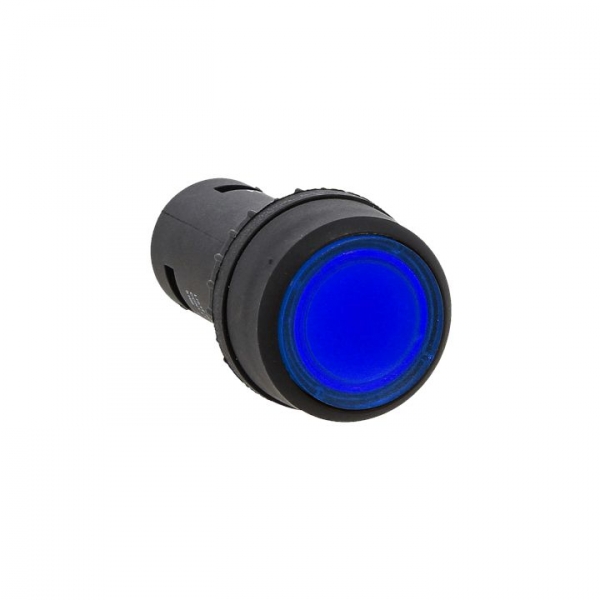 EKF PROxima Кнопка SW2C-10D с подсветкой синяя NO