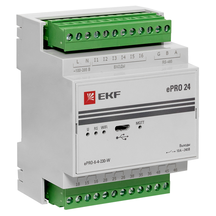 EKF PROxima Модуль базовый ePRO удаленного управления 6вх\4вых 230В WiFi