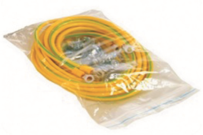 DKC Комплект кабелей заземления для 19" IT-корпусов ДКС серии STI/CQE, 5 шт
