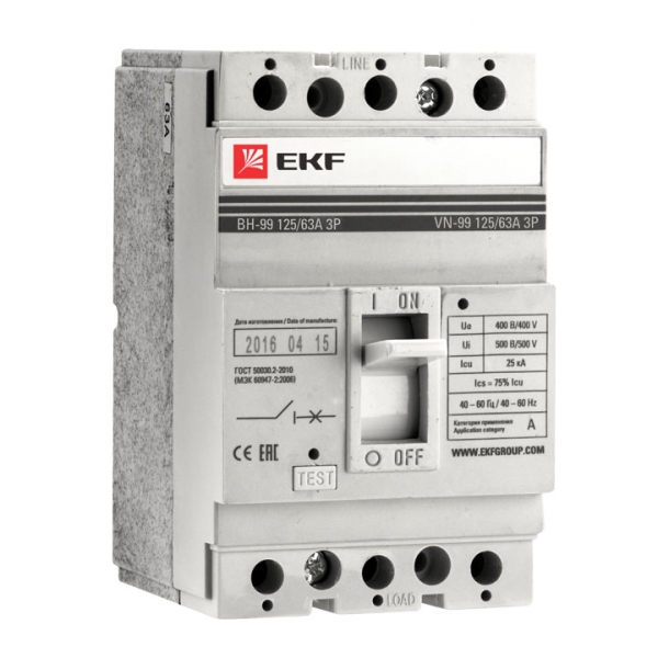 EKF PROxima Выключатель нагрузки ВН-99 160/160А 3P