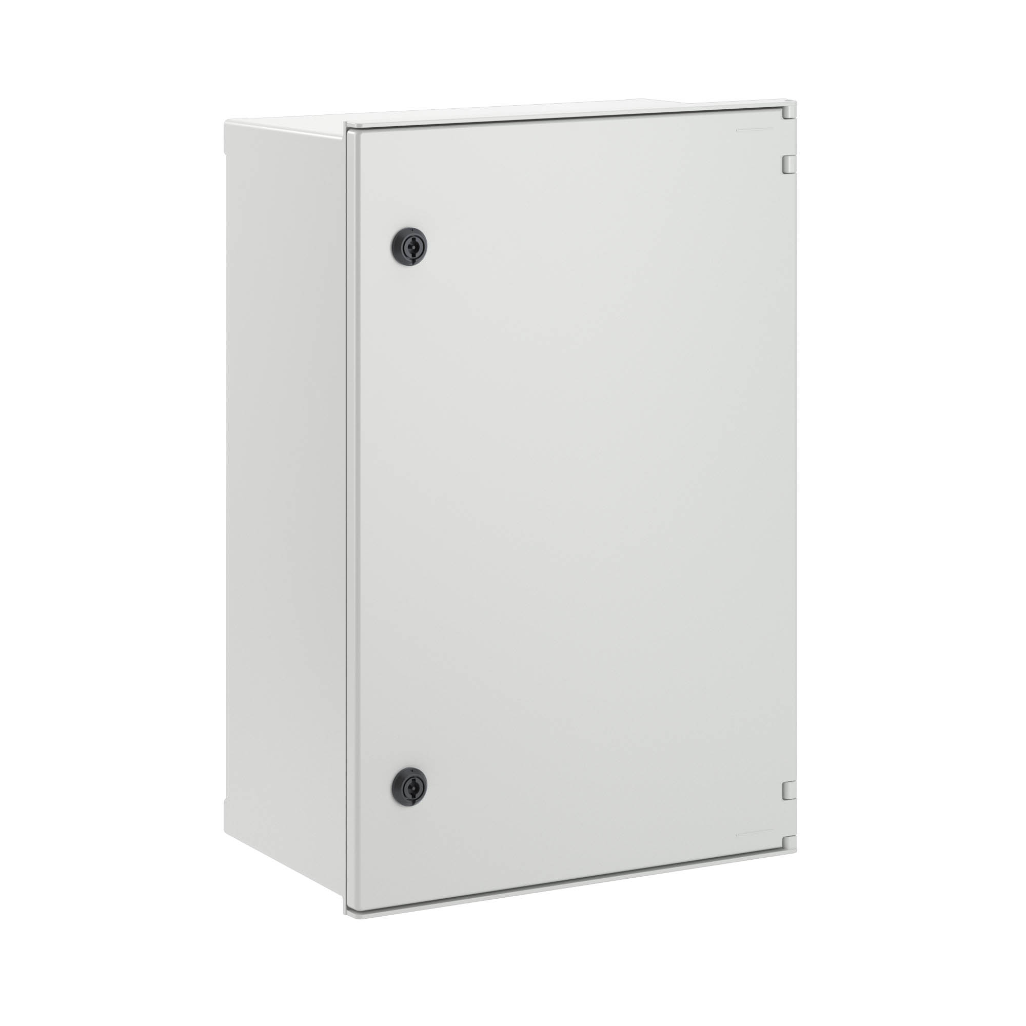 DKC Цельный навесной шкаф из фибергласа без МП со сплошной дверью 600х400х230 (ВхШхГ) мм