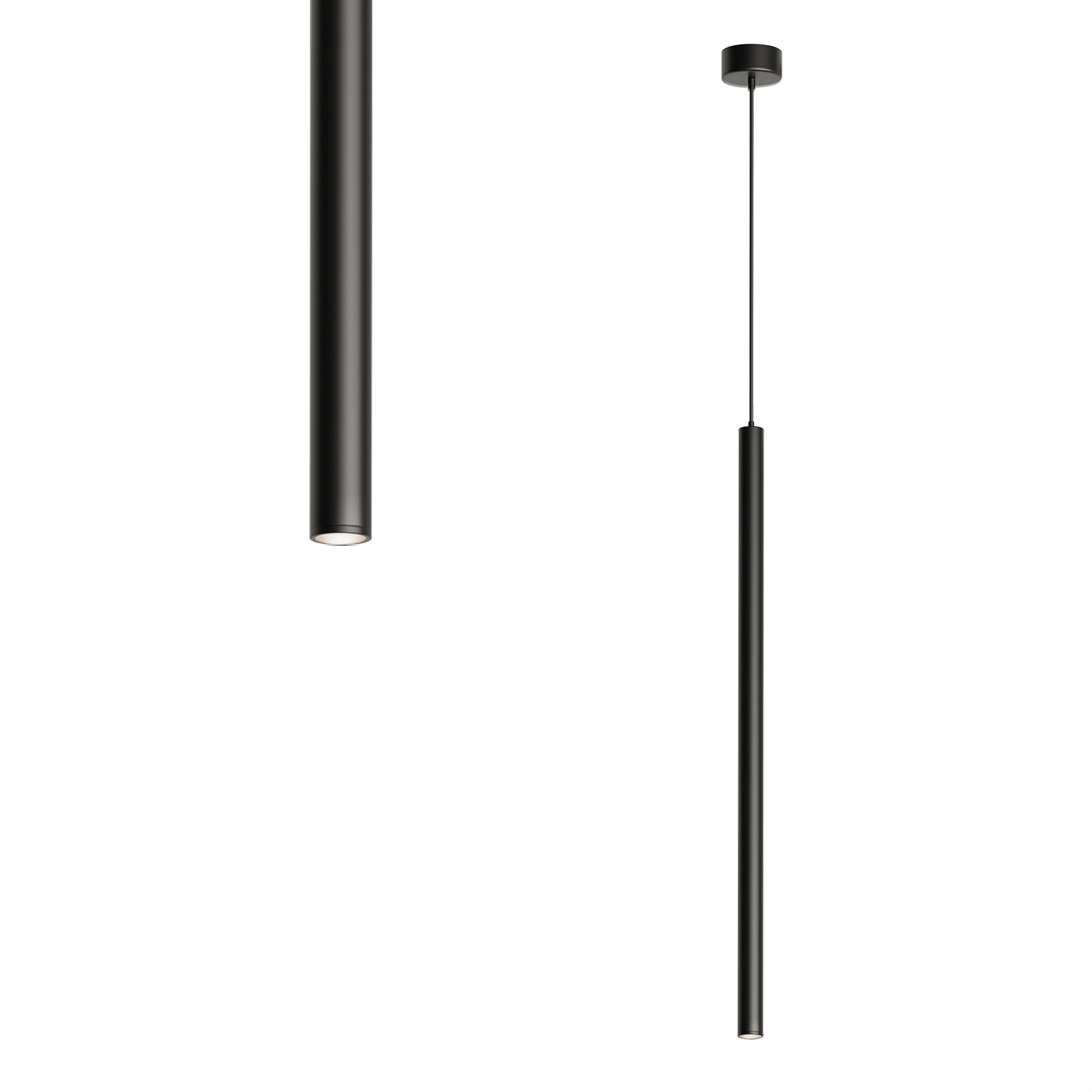 DK4304-BK Подвесной светильник со встроенным светодиодом, 5W, IP 20, 4000K, черный, алюминий