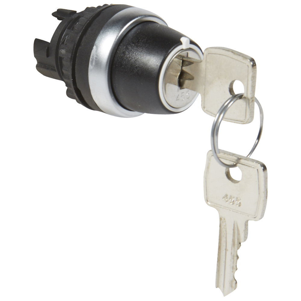 Legrand Osmoz Переключатель с ключом № 455 для комплектации - без подсветки - IP 66 - 2 положения с фикс