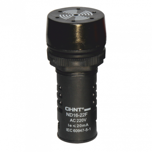 CHINT Сигнализатор звуковой ND16-22L Φ22 мм черный АС220В (R)