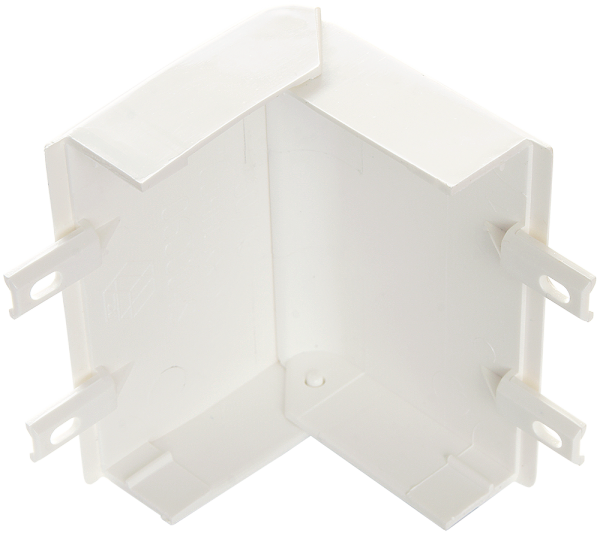 SPL Угол внешний переменный для мини-плинтусов 60x16 белый (030292 - SPL - 060004S)