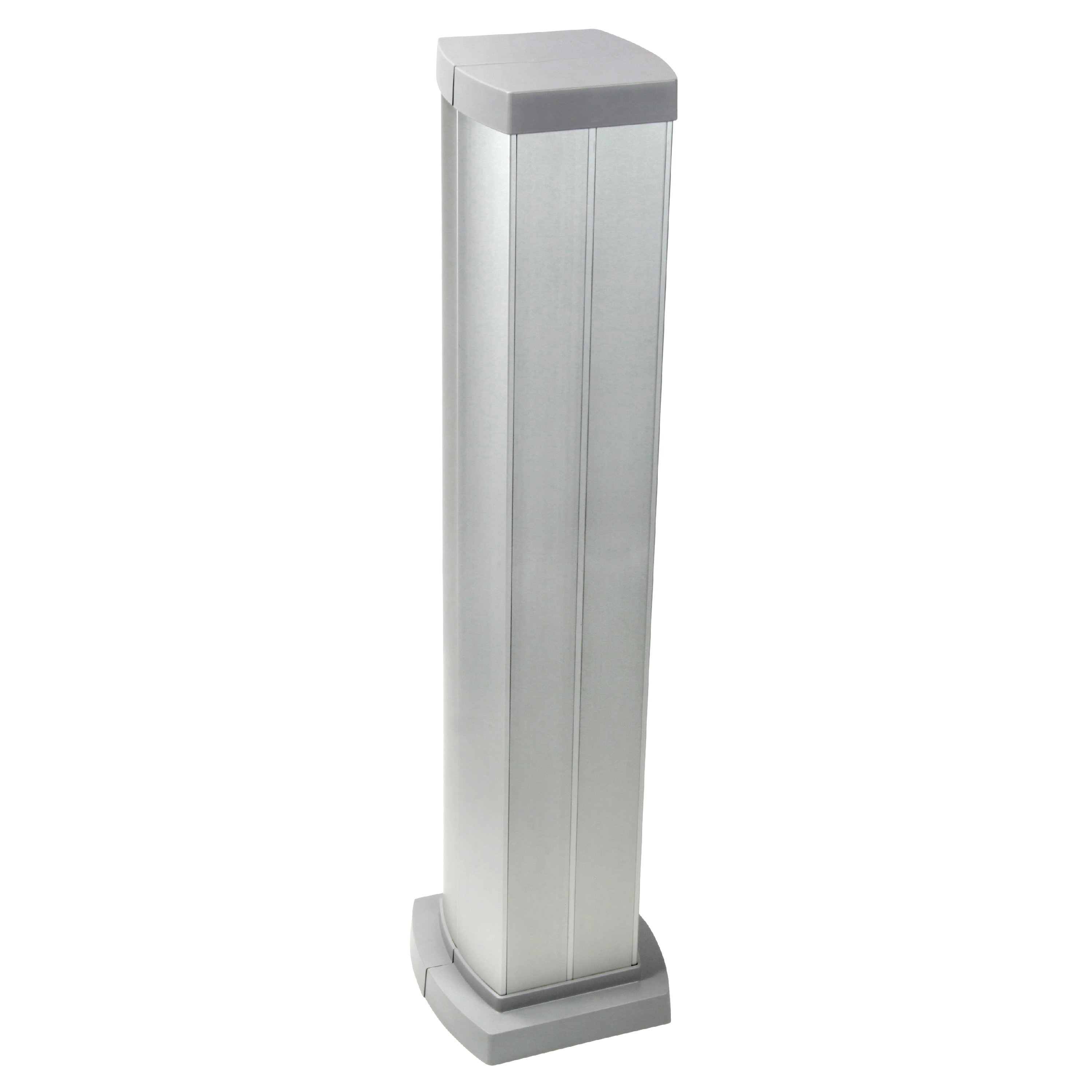 Legrand Snap-On мини-колонна алюминиевая с крышкой из алюминия 4 секции, высота 0,68 метра, цвет алюминий