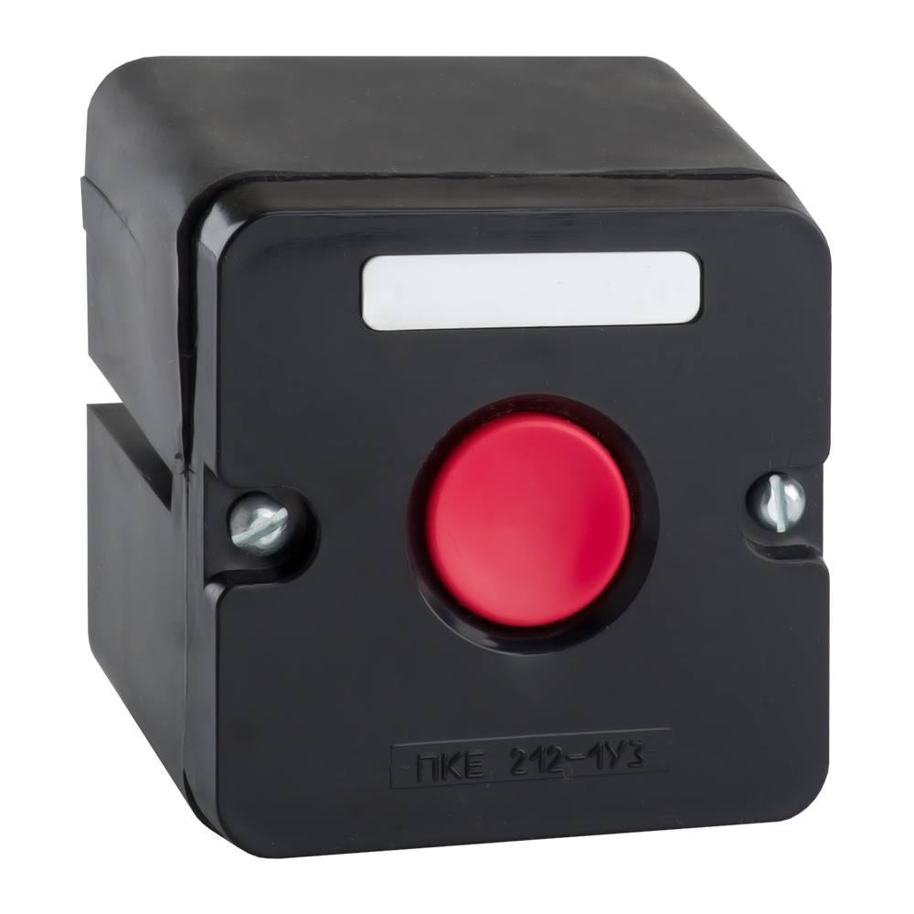 КЭАЗ Пост кнопочный ПКЕ 212-1-У3-IP40 (красная кнопка)