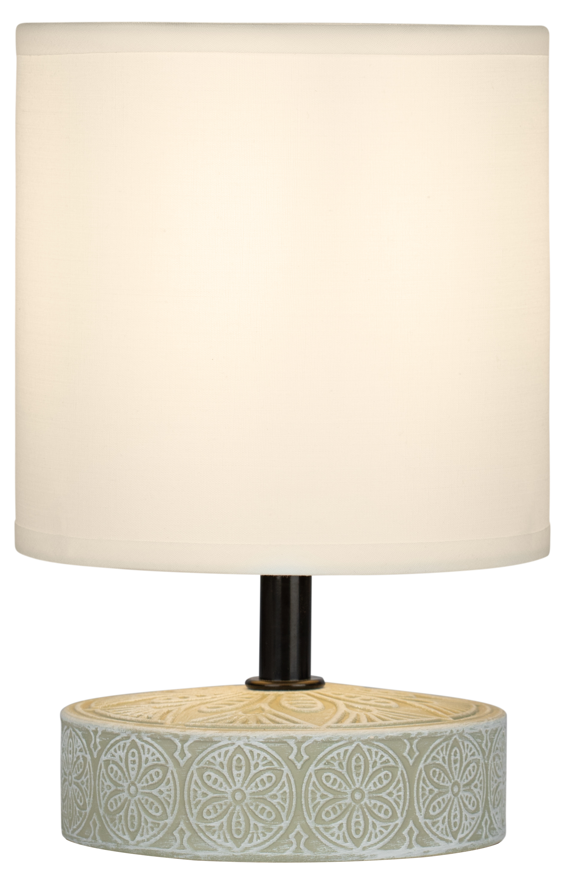 Rivoli Настольная лампа Eleanor 7070-501 1 * Е14 40 Вт керамика бежевая, белая