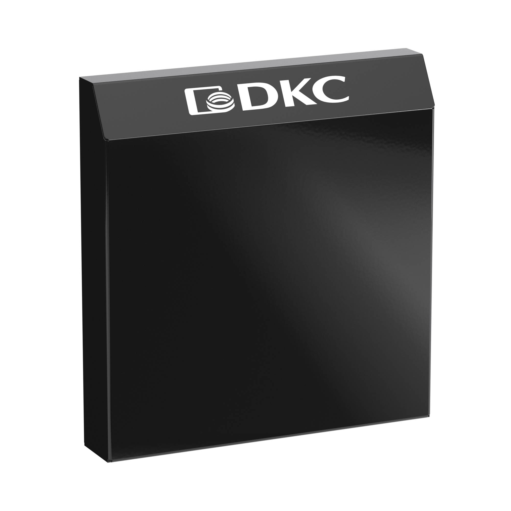 DKC Защитная панель IP56, листовая сталь RAL9005, для вентиляторов и решеток 112x112 мм